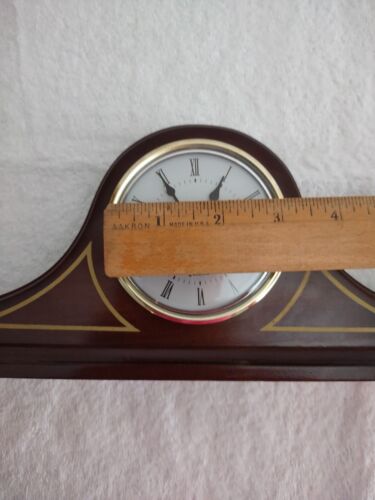 The Bombay Company 12.5" Mantle Clock Quartz Japan Napoleon Hat Classic Style - Picture 6 of 7