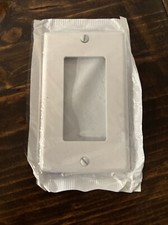 Lot of 6 Leviton 1-Gang Decora GFCI Device Wallplate Standard Size Thermoset