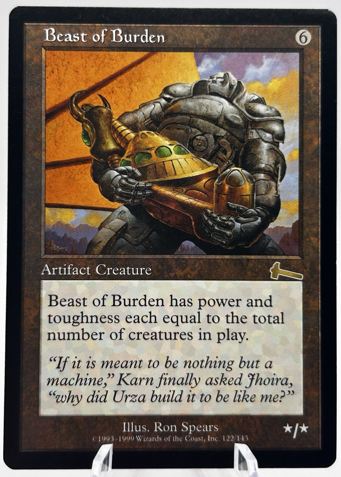 Beast of Burden 122/143 Urza's Legacy ULG MTG NM