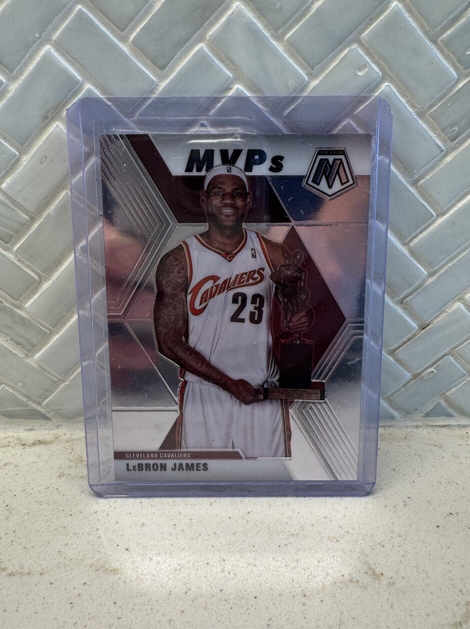2019-20 Panini Prizm Mosaic Lebron James Silver Base MVP’s SP #298 Cavaliers Cav