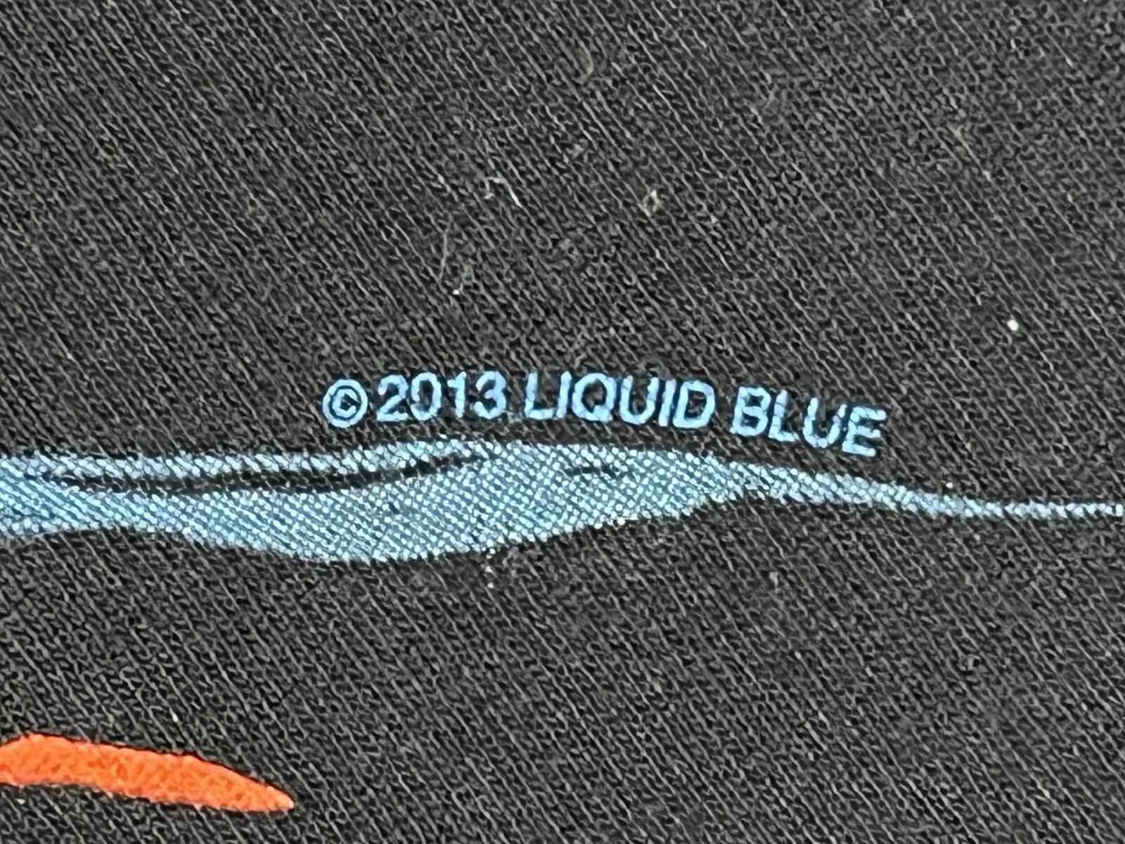 Liquid Blue Exploding Paint Psychedelic Skull Gra… - image 4