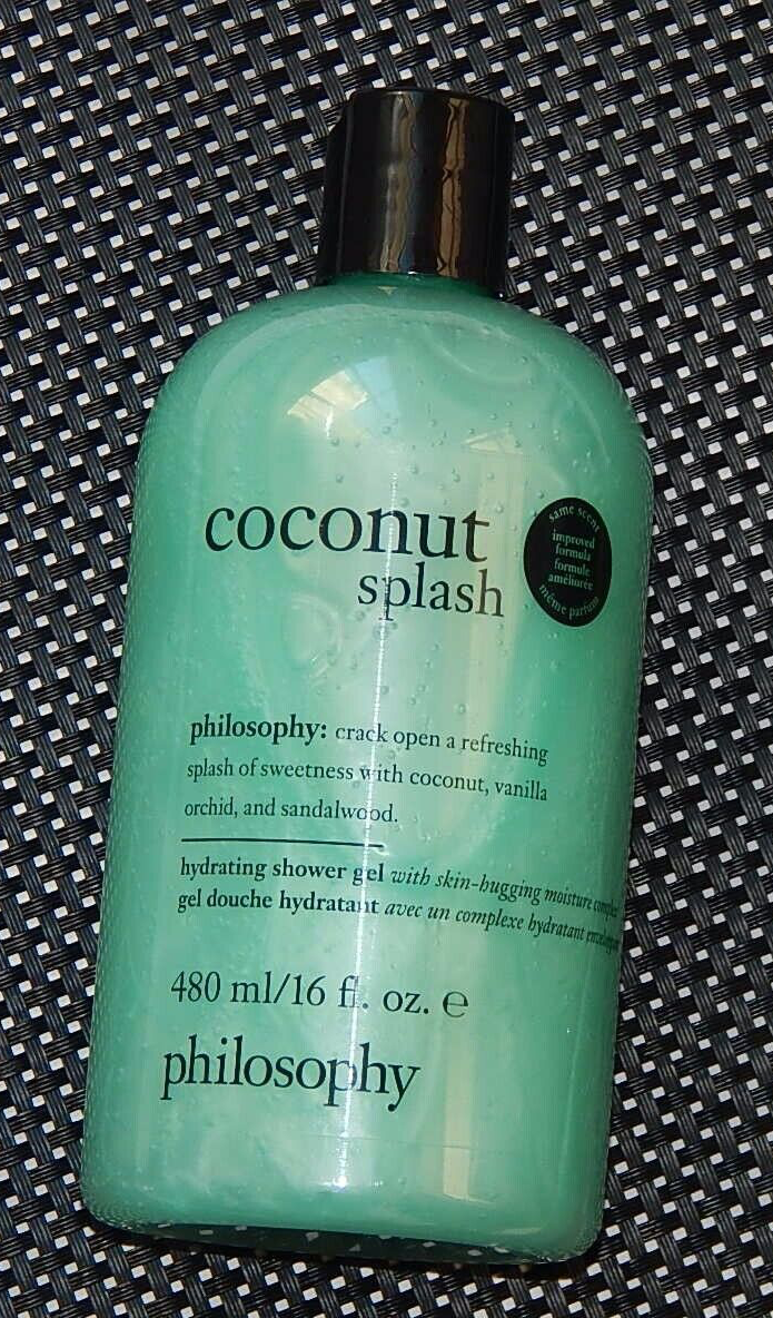 PHILOSOPHY COCONUT SPLASH HYDRATING Shower Gel 16oz / 480ml New