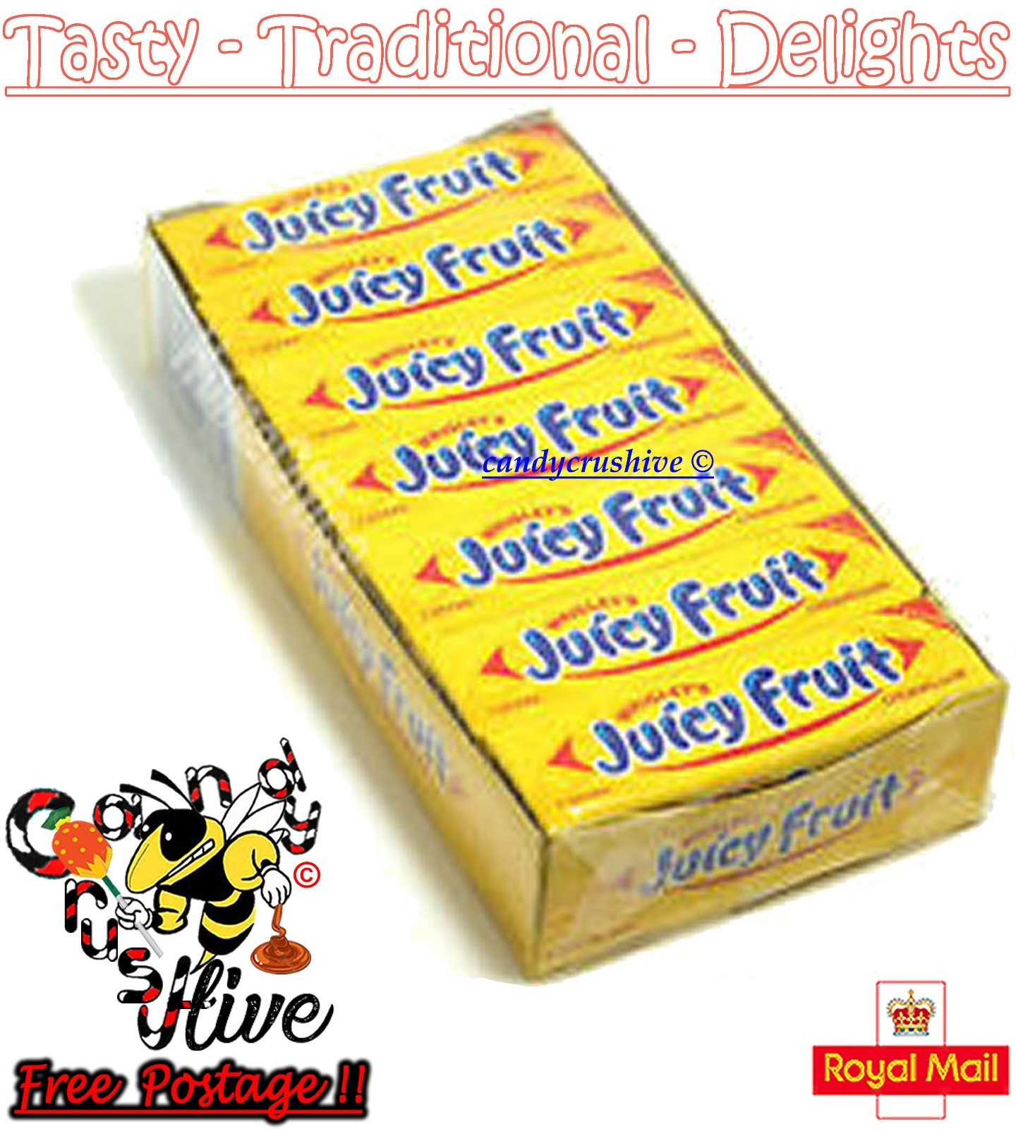 WRIGLEYS JUICY FRUIT CHEWING GUM FULL BOX 14 PACK FAST P&P eBay