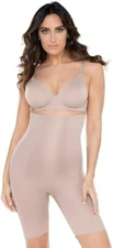 NWD Miraclesuit Shapeware High Waist Leg Thigh Slimmer Nude S