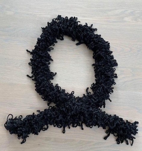 Black Acrylic Boa in Great Condition (Perfect for Halloween Costume)