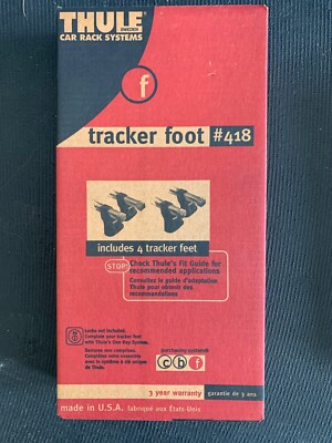 Thule 418 Tracker Foot Pack New in Box NOS For Topper Tracks, Expedition + More