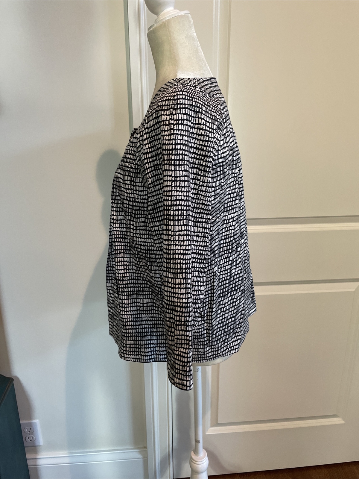 Apostrophe Size 10 Lightweight Jacket Hidden Snap… - image 5