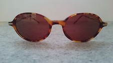 Oval Sunglasses , Vintage - Retro Style Brown Lenses Spain, 1990's