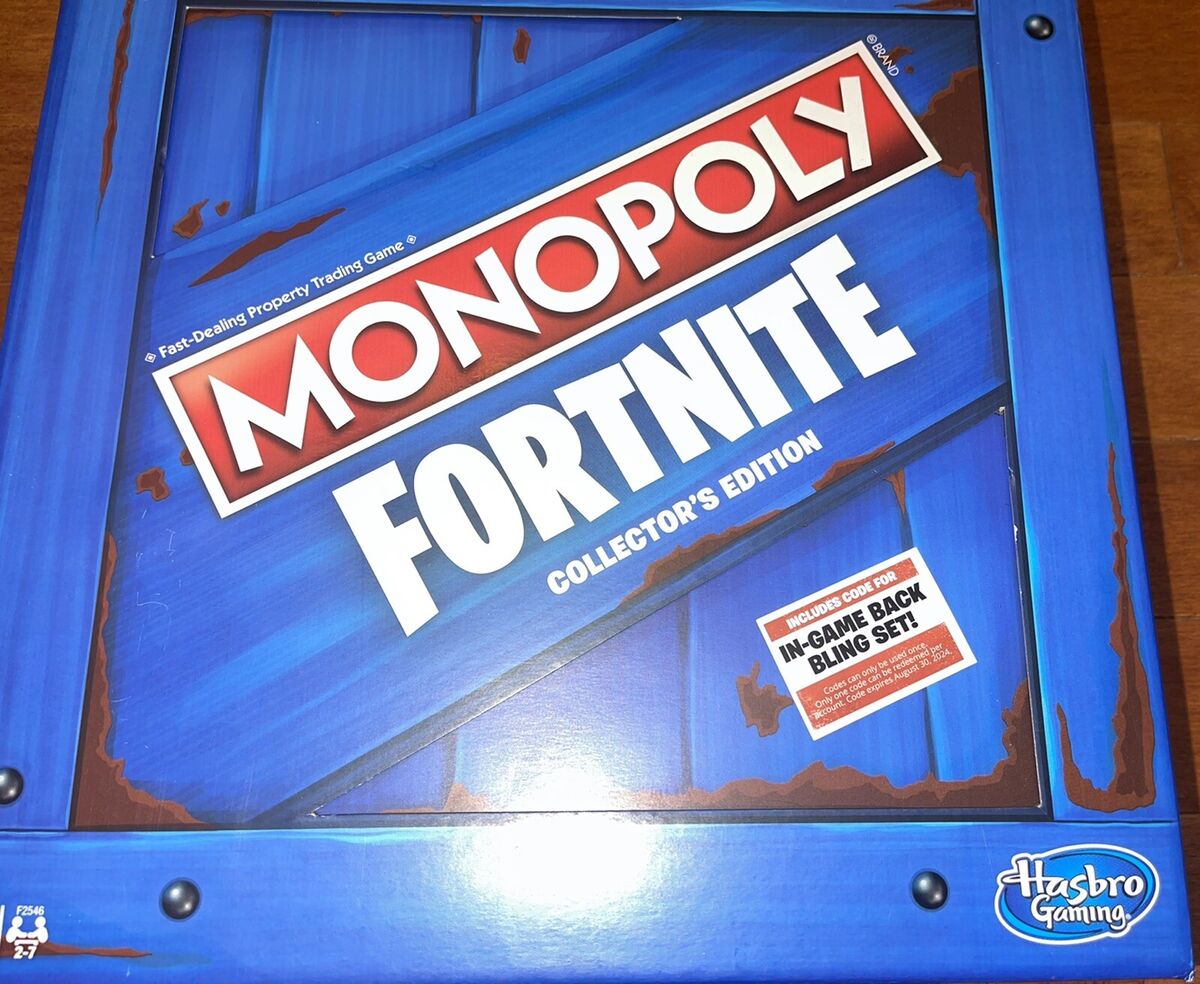 New Hasbro Gaming Fortnite - Monopoly Fortnite Collectors Limited