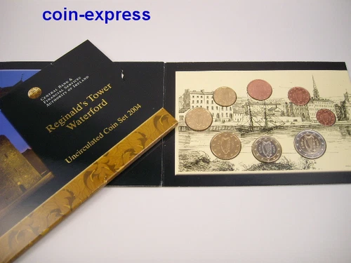 *** Euro Circulated Coin Set Ireland 2004 BU Uncirculated IRELAND Coin Set Coin Set ***