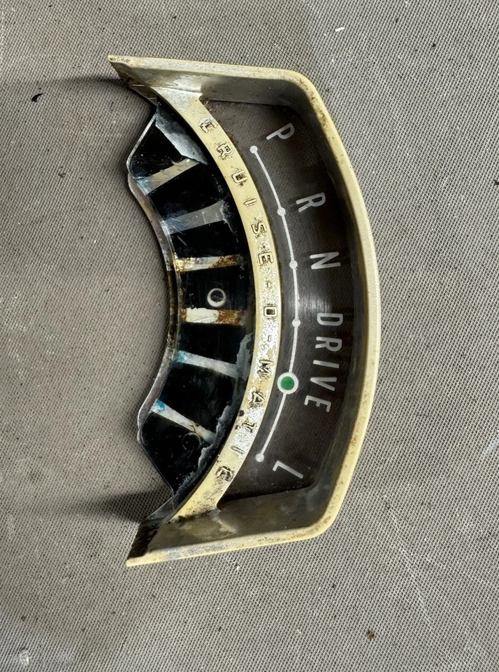 1965 1966 Ford Galaxie moldura indicadora de mudança de coluna de direção automática Falcon OE - Imagem 2 de 4