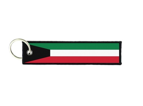 Port Keys Key Man Woman Fabric Embroidered Printed Flag Kuwait
