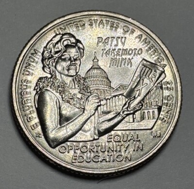 2024-D Patsy Takemoto Mink Women's Series Quarter 25cent Coin from US Mint Bag