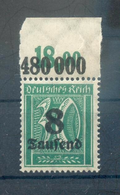 Dr-Infla 278Y Upper Edge Luxury** MNH Mint Never Hinged 200EUR (70321