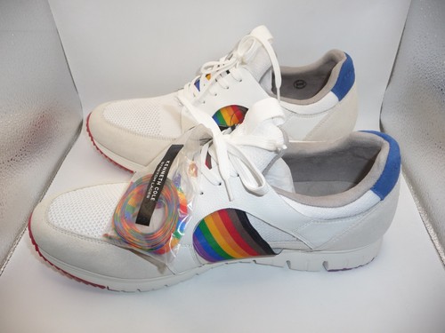 Kenneth Cole Bailey Pride Rainbow Men's Sneakers Shoes Trainers Size 12 US New - Picture 5 of 10
