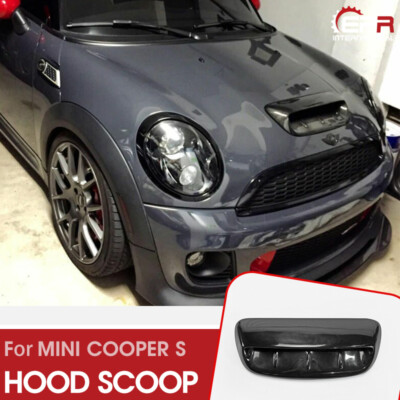 FRP For Mini Cooper S R56 07-14 VTX Style Front Hood Scoop Air Duct Kit (Larger)
