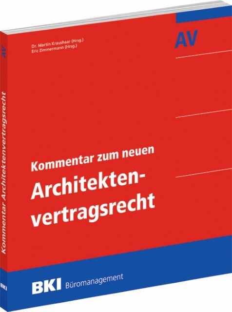 Thumbnail - Kommentar Zum Neuen Architektenvertragsrecht Martin Kraush ...