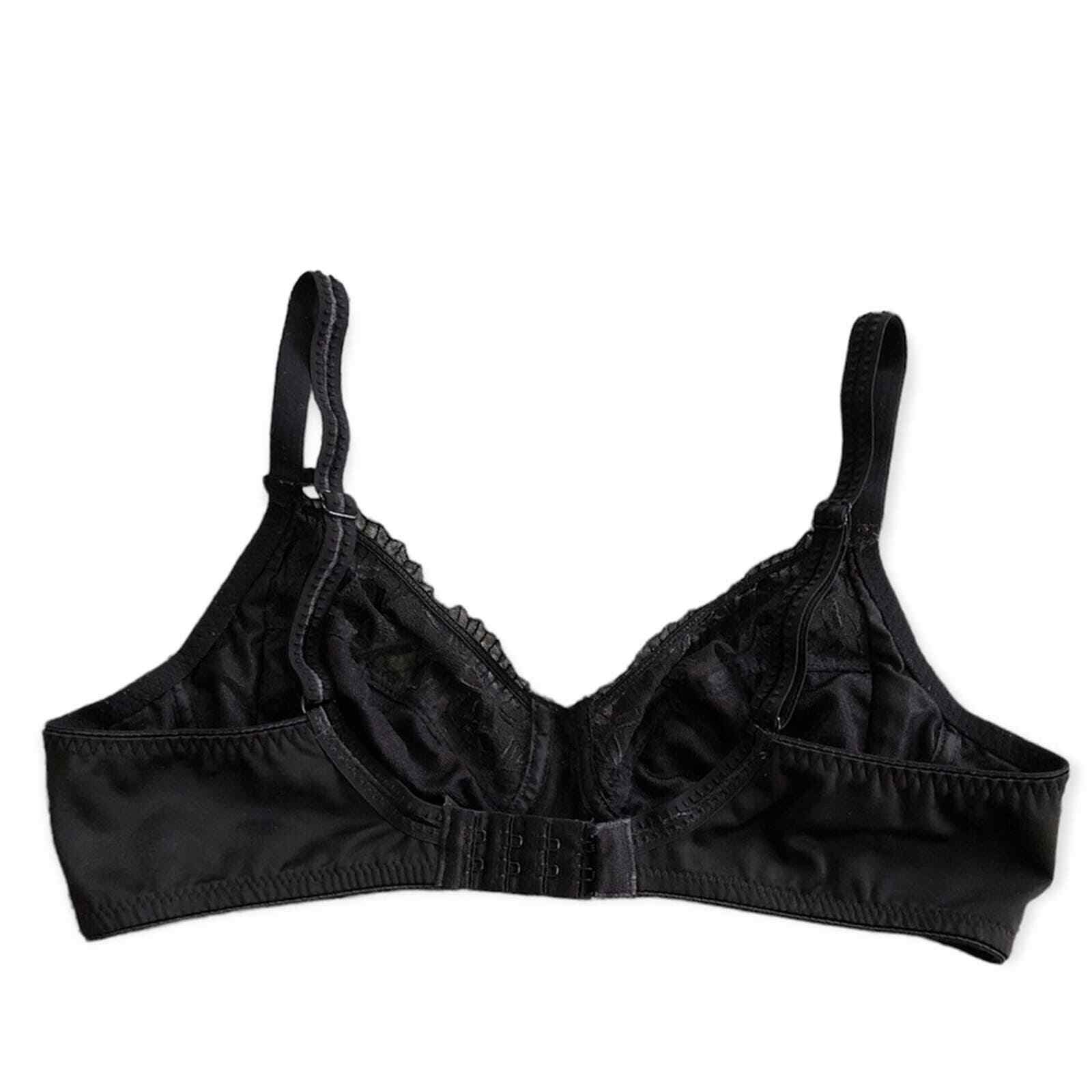 Chantelle Size 34B Black Lace Wireless Bra Style CS10065 eBay