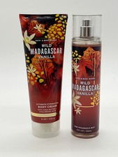 Bath  Body Works Fragrance Mist  Body Cream WILD MADAGASCAR VANILLA