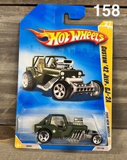 Hot Wheels CUSTOM 42 JEEP CJ-2A Army Green CJ 2009 New Models xploraf 158