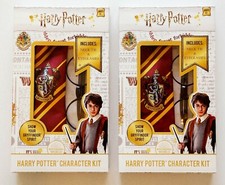 Two Harry Potter Character Kits, Gryffindor Neck Tie  Eyeglasses, New In Box
