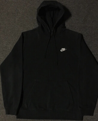 Vtg Nike Swoosh Faded Hoodie M L Track Travis Scott Hip Hop Grunge