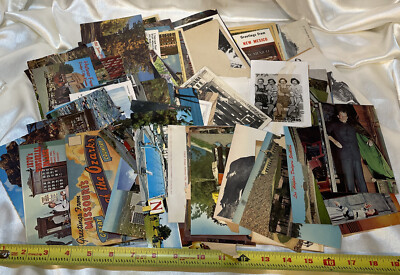 100+ Vintage Handwritten Post Cards Correspondence Some Blank Lot 1907-1968 CA