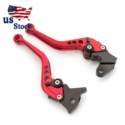 For Yamaha YZF YZF R1 2009-2012 2013 2014 CNC Adjustable Red Brake Clutch Levers - Picture 2 of 6