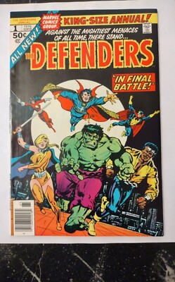 Defenders Annual #1 NM+ 9.6  WP 1976 Gerald Ford App! UNOPENED UNREAD HOT KEY
