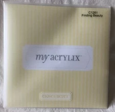 Close To My Heart CTMH Acrylic My Acrylix Stamp Set - C1261 Finding Beauty 
