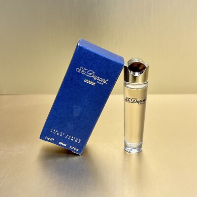 S.T. DUPONT POUR FEMME Perfume Women  EDP 0.17-5ml Splash Travel Mini Sample(C96