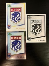 OL Reign SHIELD black white foil base 2023 Parkside NWSL Vol II