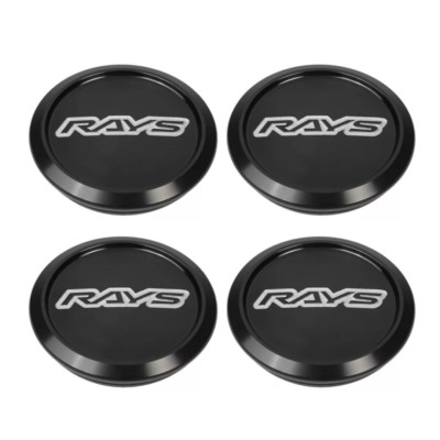 RAYS Volk Racing ZE40 TE37 Ultra Saga Sonic TTA CE28 RE30 Center Cap Black 4PC