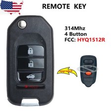 For Isuzu Amigo Axiom Rodeo Honda Passport Acura Hyq1512r Upgrade Remote Key Fob