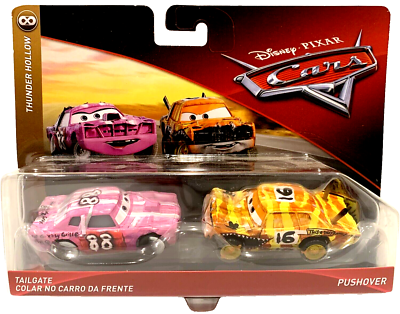 Disney Pixar Cars 3 Thunder Hollow TAILGATE PUSHOVER 1:55 pink 88