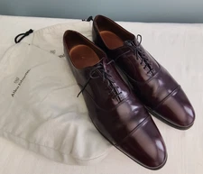 Allen Edmonds Sz 11 B Park Avenue 5675 Burgundy Leather Oxford Dress Shoes USA