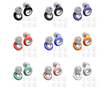 Reusable Silicone Ear Plugs Noise Cancelling Earplugs Protector Study Sleep Swim