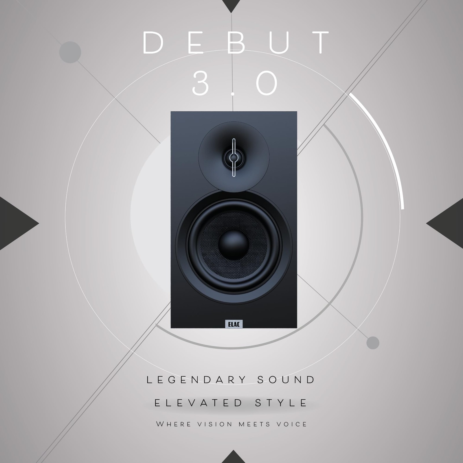 Elac DB53-WN DEBUT 3.0 -5.25" Bookshelf Speakers - WN