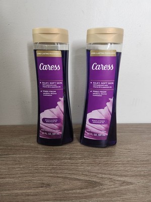 Caress Body Wash Black Orchid & Patchouli Oil, 20 fl oz Each - Lot Of 2