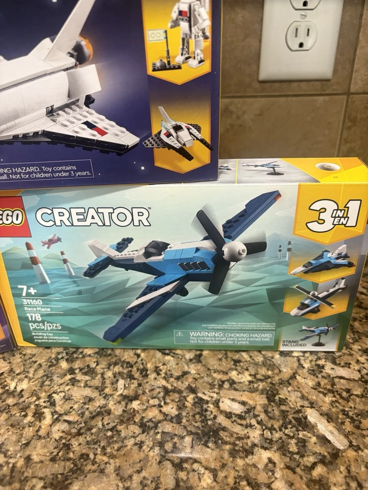 Lego Creator 3 In 1 Lot (3): 31134 Shuttle 31159 Spider 31160 Plane (Brand New) - Image 4 of 4