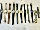 Vintage Lot Of 12 Watches Seiko Geneva LeGant Caravelle Jules Gruen Nivada