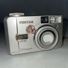 Pentax Optio 330GS Camera 3.2 Megapixels 3x Zoom 5.8mm-17.4mm Not Working.