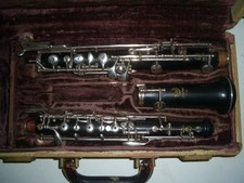 Drewno Linton Oboe z niskim Bb w etui seria #HR31920