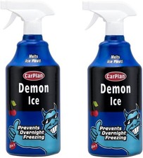 CarPlan Demon Ice 1L 2 Pack 2 in 1 Pre-Icer & De-Icer Prevents Overnight Freezin
