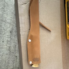 Greener Jagdmesser feststehend Edelstahl Clip-Point Ganz-Erl Holzgriff Scheide