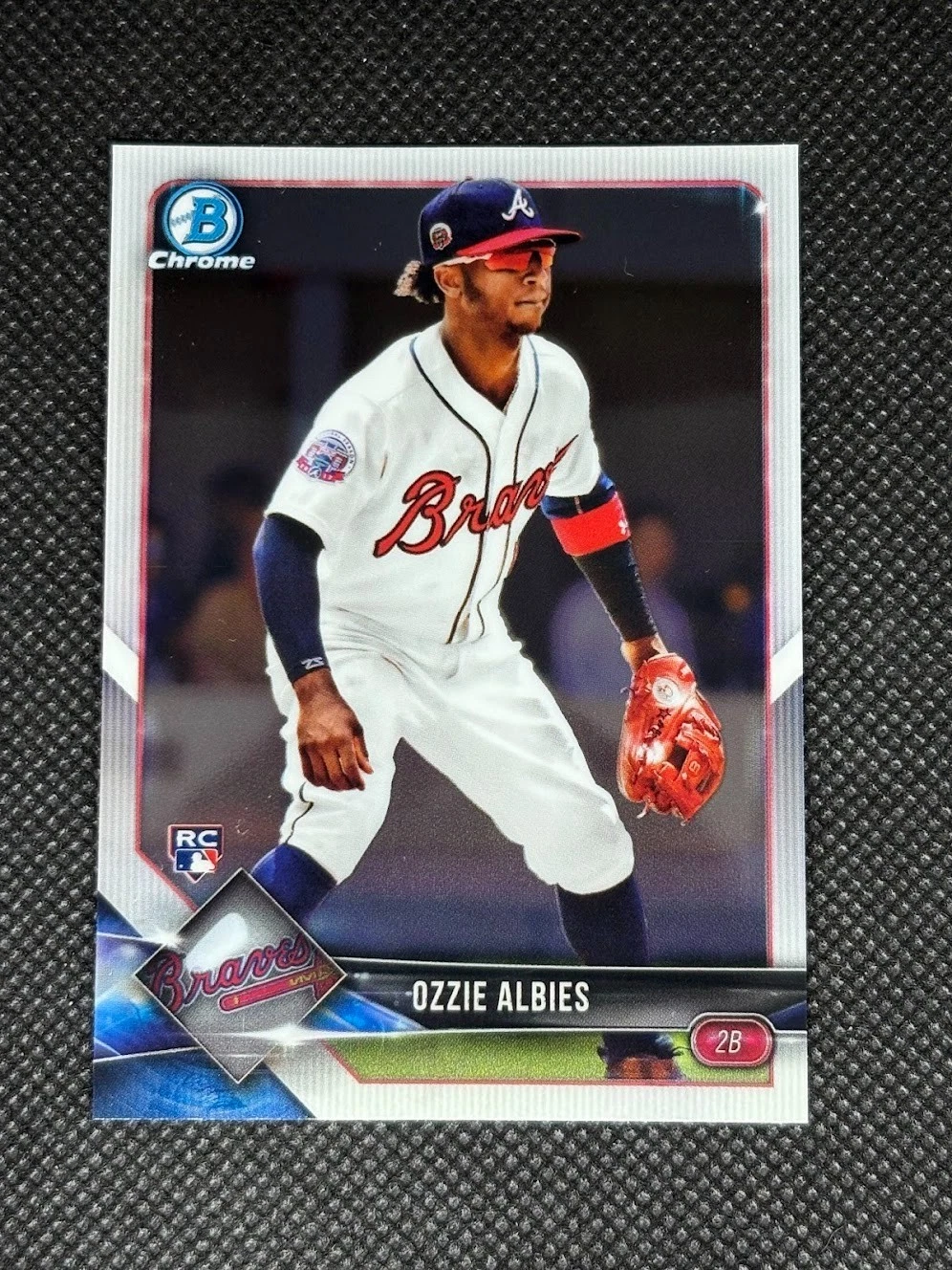 2018 Bowman Chrome Ozzie Albies RC Rookie #92