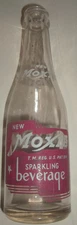 NEW MOXIE SODA BOTTLE  1940s  7  OZ Clear  Moxie Co BOSTON MASS Scarce Size