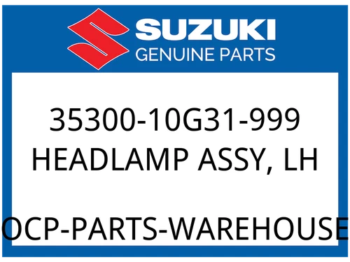 HEADLAMP ASSY, LH | Includes Item(s) 5