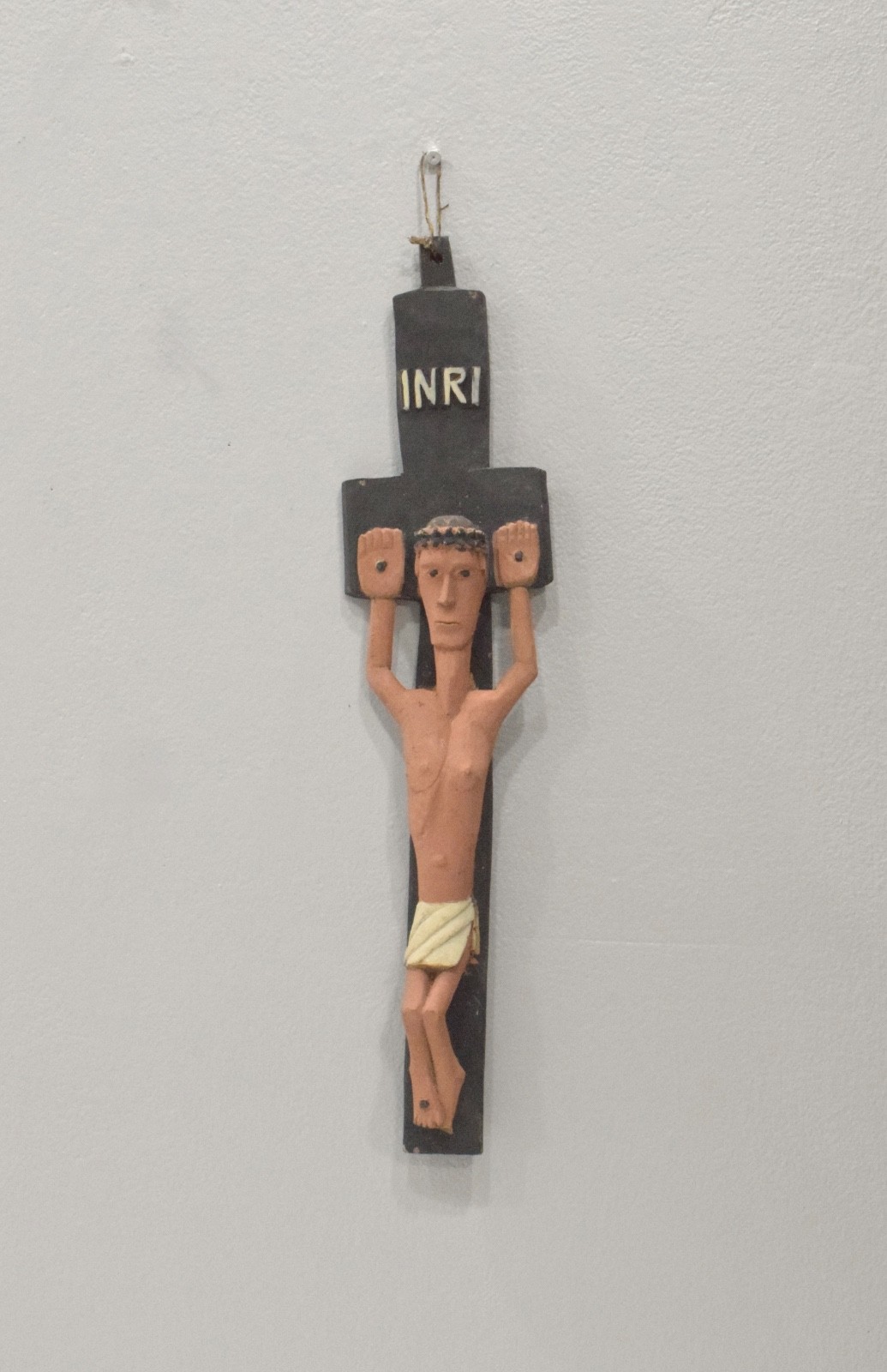 Papua New Guinea Hand Carved Wooden Crucified Jesus