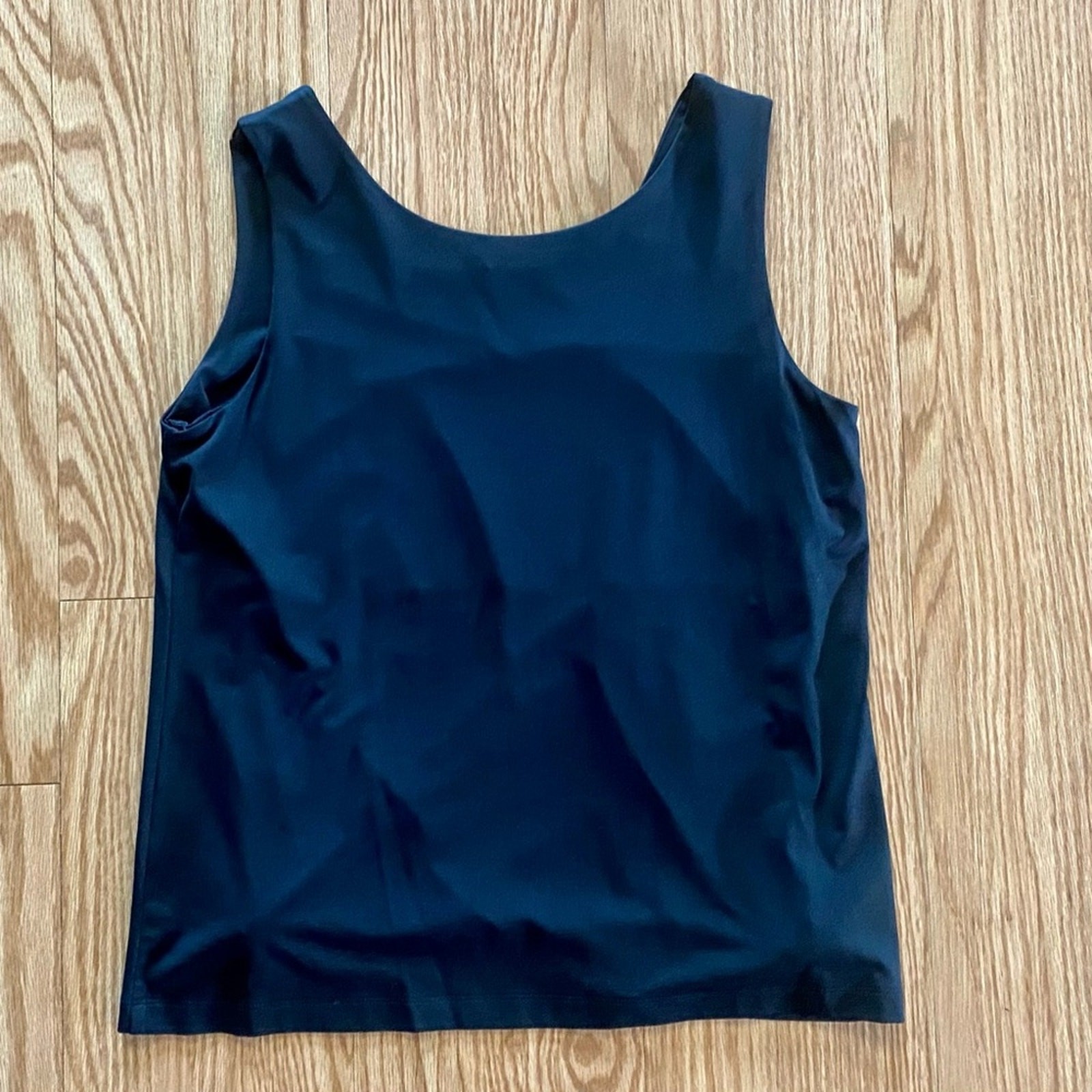 Chicos Basic Black Two Layer Tank Top Womens 1 Me… - image 8